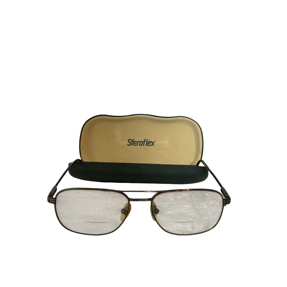 Vintage Sferoflex Eyeglasses Aviator Frames Made In Italy Dwight Glasses